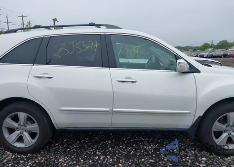 2011 Acura Mdx Technology Package from USA, damaged, VIN 2HNYD2H65BH510414